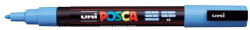 uni Dekormarker, 0, 9-1, 3 mm, UNI "Posca PC-3M", égszínkék