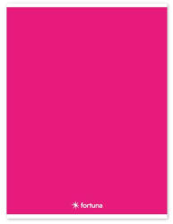 Fortuna Füzet vonalas FORTUNA Monocolor A/4 32 lapos magenta (01_02095)