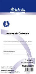 Victoria Paper Nyomtatvány, kézbesítőkönyv, 100 lap, VICTORIA PAPER, "C. 5230-29", 10 tömb/csomag (C.5230-29) - kreativjatek