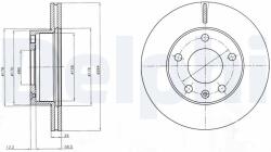 DELPHI Disc frana DELPHI BG4023 (BG4023) - fixbox