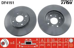 TRW Disc frana TRW DF4151 (DF4151) - fixbox