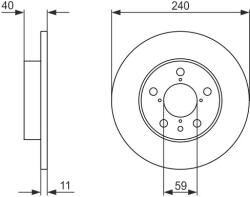 Bosch Disc frana BOSCH 0 986 478 444 (0 986 478 444) - fixbox