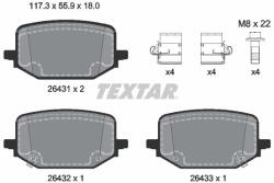 TEXTAR Set placute frana TEXTAR 2643102 (2643102)