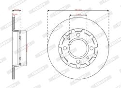 FERODO Disc frana FERODO DDF2985C (DDF2985C)