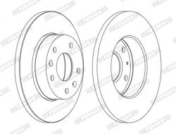 FERODO Disc frana FERODO DDF1100C (DDF1100C)