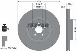 TEXTAR Disc frana TEXTAR 92167900 (92167900) - fixbox