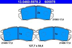 ATE Set placute frana ATE 13.0460-5978.2 (13.0460-5978.2)
