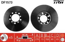 TRW Disc frana TRW DF1573 (DF1573) - fixbox