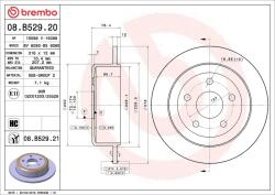 BREMBO Disc frana BREMBO 08. B529.21 (08.B529.21)