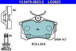 ATE Set placute frana ATE 13.0470-2623.2 (13.0470-2623.2)