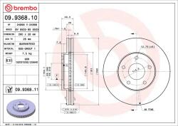 BREMBO Disc frana BREMBO 09.9368. 11 (09.9368.11)