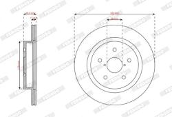 FERODO Disc frana FERODO DDF2638C (DDF2638C) - fixbox