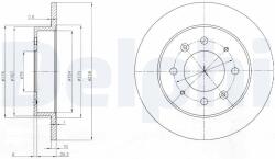 DELPHI Disc frana DELPHI BG4017 (BG4017) - fixbox