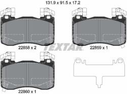 TEXTAR Set placute frana TEXTAR 2285801 (2285801)