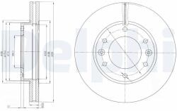 DELPHI Disc frana DELPHI BG4137 (BG4137) - fixbox