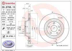 BREMBO Disc frana BREMBO 09.9768. 11 (09.9768.11)