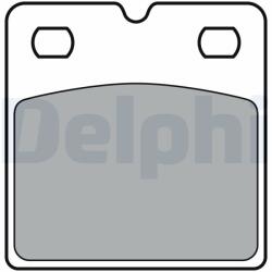 DELPHI Set placute frana DELPHI LP3405 (LP3405)