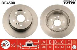 TRW Disc frana TRW DF4500 (DF4500) - fixbox