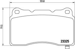 BREMBO Set placute frana BREMBO P 09 004E (P 09 004E)