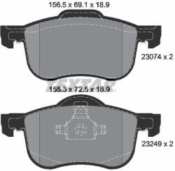 TEXTAR Set placute frana TEXTAR 2307401 (2307401)