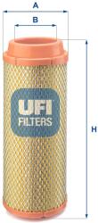 UFI Filtru aer UFI 27.512. 00 (27.512.00) - fixbox
