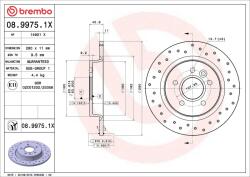 BREMBO Disc frana BREMBO 08.9975. 1X (08.9975.1X)