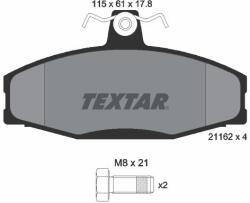 TEXTAR Set placute frana TEXTAR 2166201 (2166201)