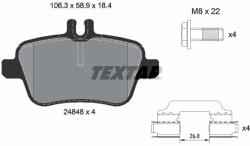 TEXTAR Set placute frana TEXTAR 2484805 (2484805)