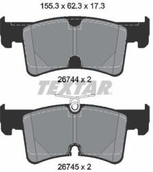 TEXTAR Set placute frana TEXTAR 2674401 (2674401)