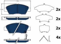 TRW Set placute frana TRW GDB3493BTE (GDB3493BTE)