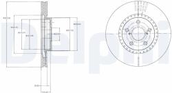 DELPHI Disc frana DELPHI BG9074 (BG9074) - fixbox