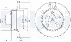 DELPHI Disc frana DELPHI BG3532 (BG3532) - fixbox