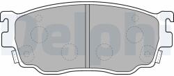 DELPHI Set placute frana DELPHI LP1527 (LP1527)