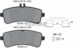 TEXTAR Set placute frana TEXTAR 2516305 (2516305)