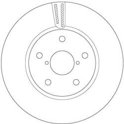 TRW Disc frana TRW DF6727S (DF6727S)