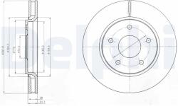 DELPHI Disc frana DELPHI BG4248 (BG4248) - fixbox