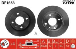 TRW Disc frana TRW DF1658 (DF1658) - fixbox