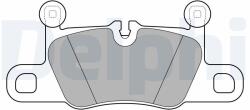 DELPHI Set placute frana DELPHI LP3614 (LP3614)