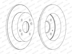 FERODO Disc frana FERODO DDF1488C (DDF1488C)