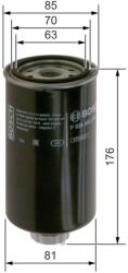 Bosch Filtru combustibil BOSCH F 026 402 270 (F 026 402 270) - fixbox