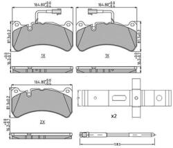 FERODO Set placute frana FERODO FDB4846 (FDB4846)