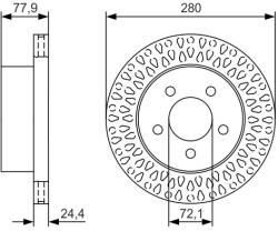 Bosch Disc frana BOSCH 0 986 479 U00 (0 986 479 U00) - fixbox