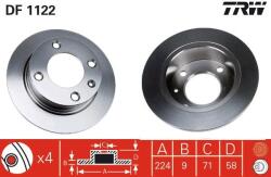 TRW Disc frana TRW DF1122 (DF1122) - fixbox