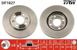 TRW Disc frana TRW DF1627 (DF1627) - fixbox