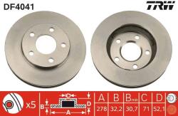 TRW Disc frana TRW DF4041 - fixbox