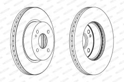 FERODO Disc frana FERODO DDF1738C (DDF1738C)