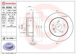 BREMBO Disc frana BREMBO 08. B566.11 (08.B566.11)