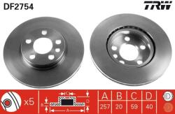 TRW Disc frana TRW DF2754 (DF2754) - fixbox