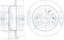 DELPHI Disc frana DELPHI BG4138 (BG4138) - fixbox