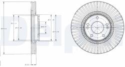 DELPHI Disc frana DELPHI BG4309 (BG4309) - fixbox